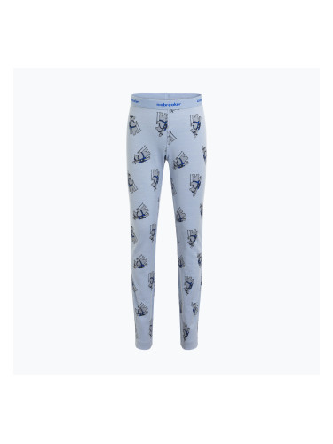 Детски термоактивни панталони icebreaker Merino 200 Oasis Bear Tour zinc blue/aop
