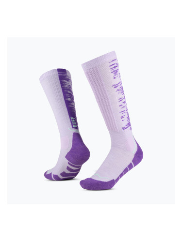 Чорапи BUFF Merino Heavyweight Over The Calf lilac ice