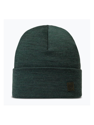 Зимна шапка BUFF Heavyweight Merino Wool solid forest