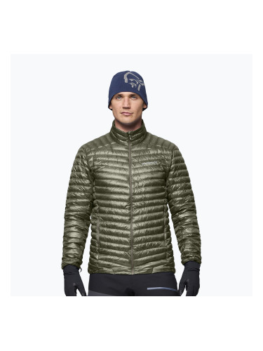 Мъжко пухено яке Norrona Trollveggen Down800 Super Light Deep Lichen Green