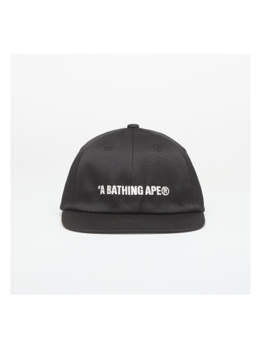 Шапка A BATHING APE Logo Panel Cap Black UNISEX Universal