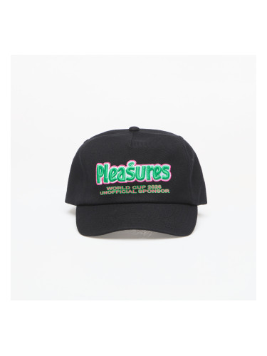 Шапка PLEASURES Sponsor 5 Panel Snapback Black Universal