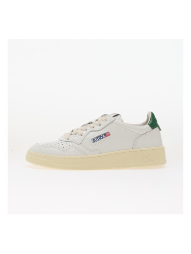 Сникърси Autry Medalist Low Man White/ Green Leather EUR 40