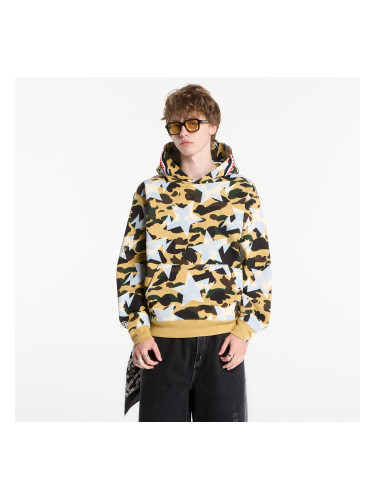Суитшърт A BATHING APE Sta Over Print 1st Camo Shark Cropped Fi Yellow UNISEX L