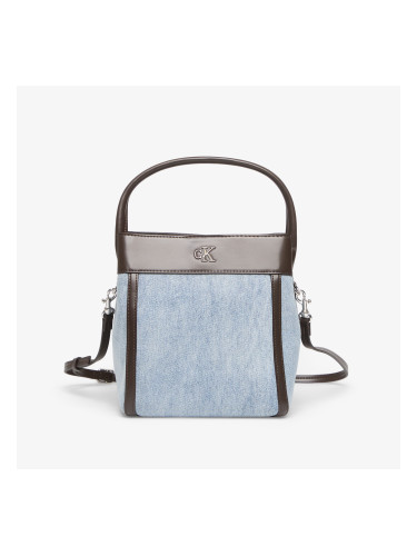 Чанта Calvin Klein Ck Denim Bucket With Strap LIGHT WASH DENIM OS