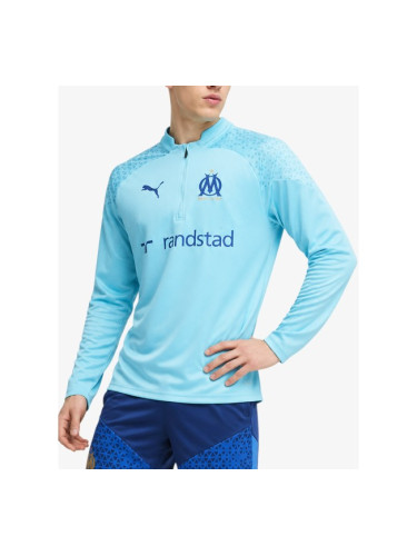 PUMA x Olympic of Marseille Training 1/4 Zip Top Pro Blue
