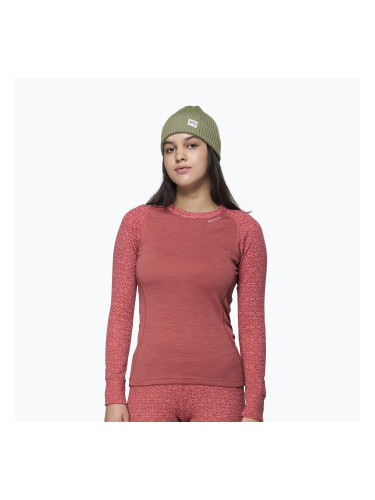 Дамски термоактивен суитшърт Devold Duo Active Merino 205 marsala