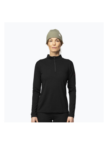 Дамски термоактивен суитшърт Devold Breeze Merino 150 Zip Neck black