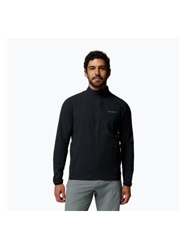 Мъжки поларен суитшърт Columbia Superior Summit Grid Full Zip black