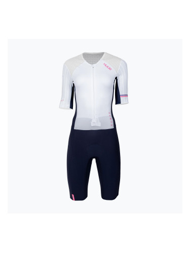Дамски гащеризон за триатлон HUUB Anemoi 3 SUB22 white/navy/pink
