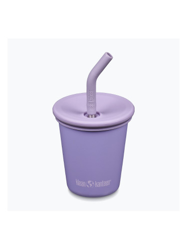 Чаша KLEAN KANTEEN Steel Straw Lid 296 ml paisley purple