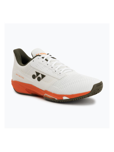 Мъжки тенис обувки YONEX Power Cushion Ad-Accel white/orange