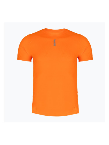 Мъжка тениска за бягане HOKA EveryRun Short Sleeve electric tangerine