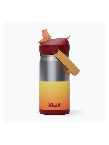 Термо бутилка CamelBak Thrive Flip Straw Kids Insulated SST 350 ml orange sunset