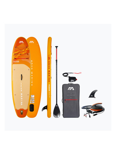 Комплект надуваем SUP борд Aqua Marina Fusion 10'10" with el. Pump before sunset