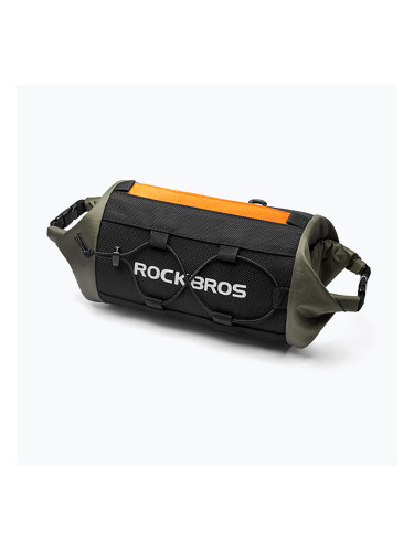 Чанта за кормило на велосипед Rockbros 30110045001 Bike Front Bag black/green/orange
