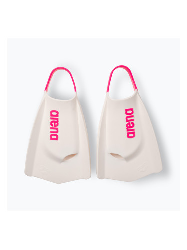 Плавници за плуване Arena Powerfin Pro II white/shocking pink