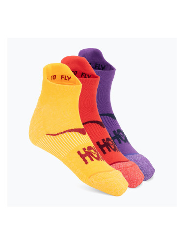 Чорапи HOKA No-Show Run Sock 3-pack egg yolk/cerise/virtual violet