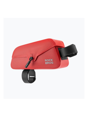 Чанта за велосипедна рамка Rockbros 30120122 Bike Tube Bag Magnetic L 0,9 l red