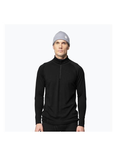 Мъжки термоактивен суитшърт Devold Duo Active Merino 205 Zip Neck black
