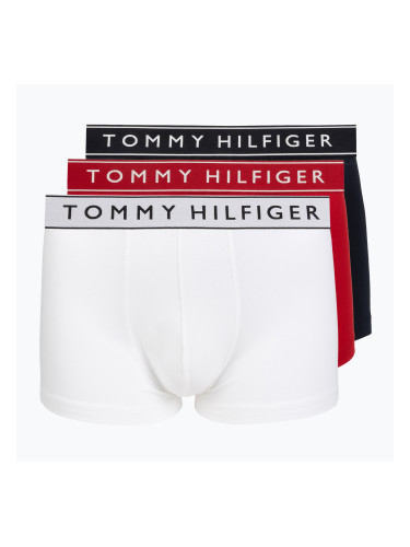 Мъжки боксерки Tommy Hilfiger Trunk Dtm white/medium red/navy blue