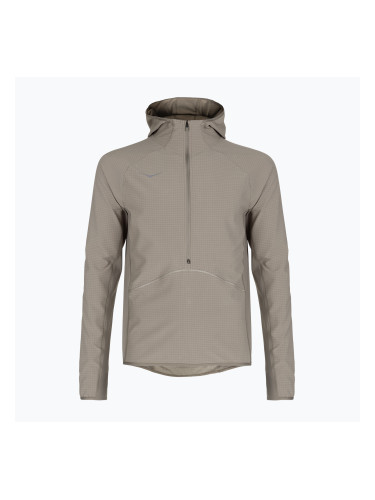 Мъжко яке за бягане HOKA Sky Glow Half Zip pebble grey