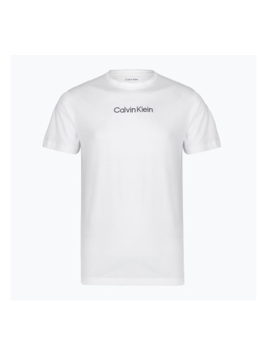 Мъжка тениска Calvin Klein 000NM2748E Crew Neck classic white w/ blue nights