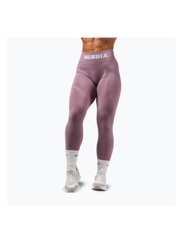 Дамски тренировъчен клин NEBBIA Flow Seamless Hight Waist Push Up pink