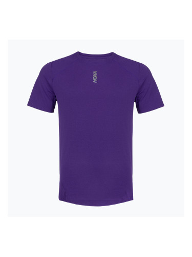 Мъжка тениска за бягане HOKA EveryRun Short Sleeve cosmic purple