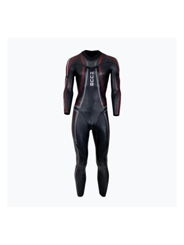 Мъжки неопренов костюм за триатлон HUUB Aerious III 3:5 black/red
