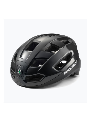 Велосипедна каска Rockbros 100036001 With Remote Control and Warning Light black