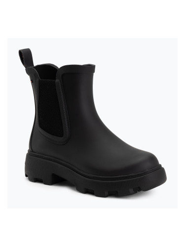 Дамски гумени ботуши Tommy Hilfiger Rubber Flag Cleated black