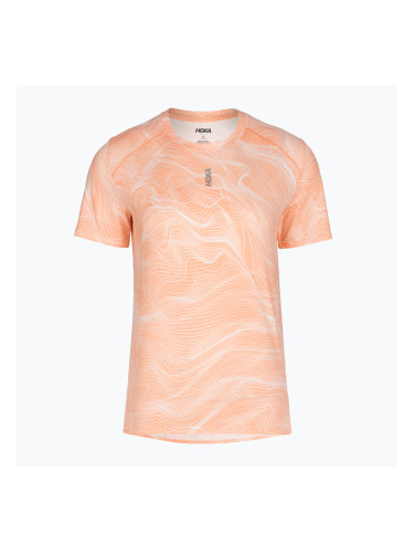 Дамска тениска за бягане HOKA EveryRun CLF PRT sunstone print
