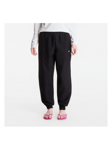 Потници Nike Studio Fleece Heavyweight Women's Oversized High-Rise Joggers Total Black/ Sail XS