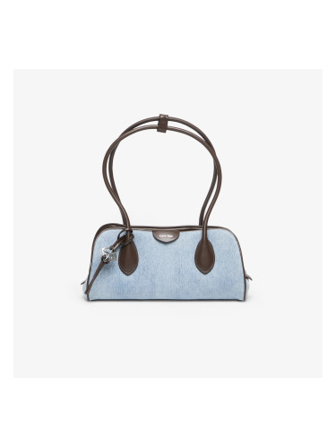 Calvin Klein Emblem Trio Denim Shoulder Bag LIGHT WASH DENIM OS