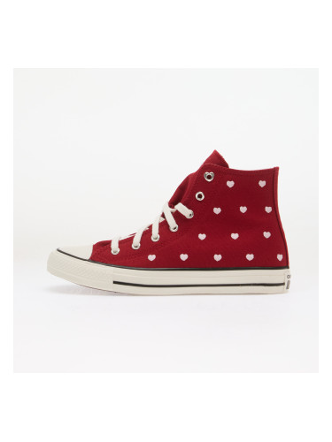 Сникърси Converse Chuck Taylor All Star Hearts & Roses Days Ahead Red/ Vintage White/ New Found Bloom Pink EUR 36