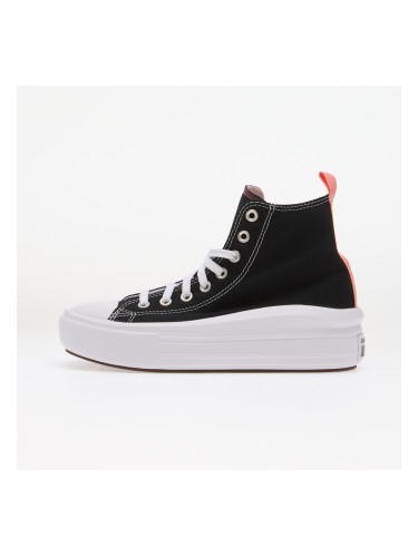 Сникърси Converse Chuck Taylor All Star Move Hi Black/ Pink Salt/ White EUR 35