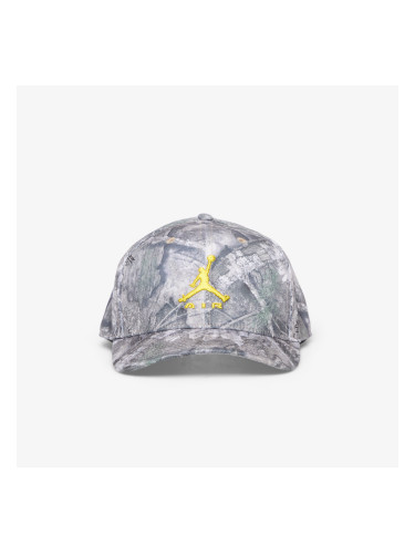 Шапка Jordan Rise Structured Camo Hat White/ Bright Citron S/M