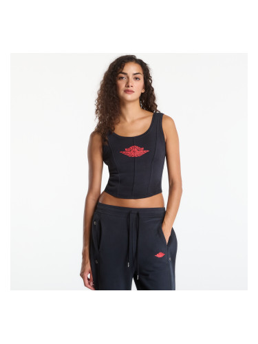 Jordan Flight Fleece Women's Corset Black/ University Red XS