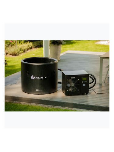 Комплект за басейн AQUASTIC 382L с агрегат за моржуване BrrFree black