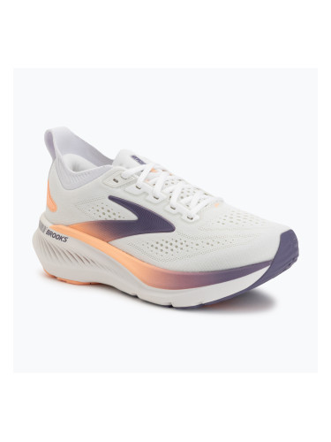 Дамски обувки за бягане Brooks Glycerin GTS 23 white/mulled grape/clear