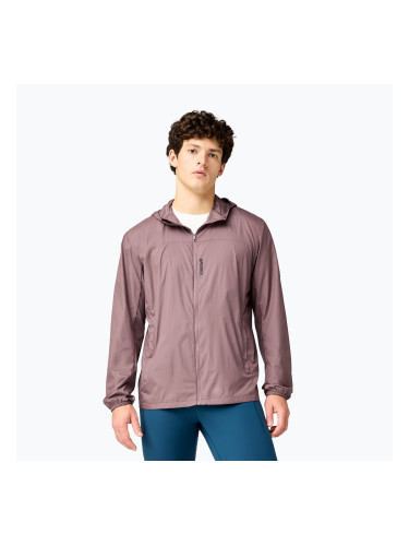 Мъжко яке за бягане Brooks Canopy Packable Jacket brown