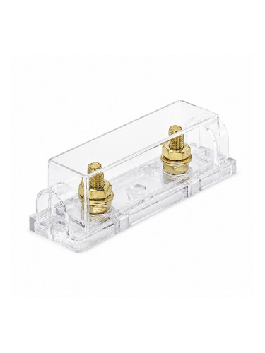 Държач за плосък предпазител с размер 80x23mm, 123x37x37mm, ANL-04