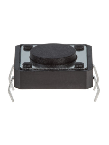 Микробутон TACT, 12x12x4.3mm, 2 позиции, SPST-NO, 0.05A/12VDC, OFF-(ON), THT, VFC-012-4.3