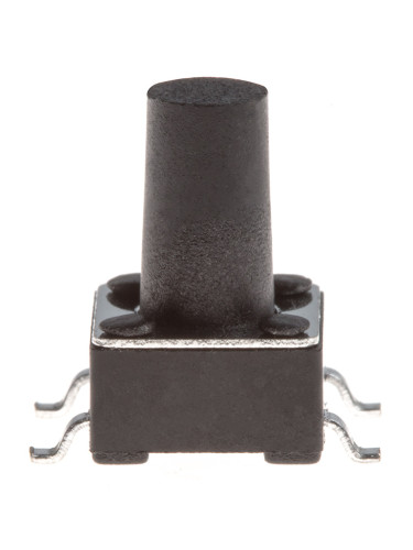 Микробутон VFC-A06A-H, 6x6x9.5mm, 2 позиции, SPST-NO, 0.05A/12VDC, OFF-(ON), SMD