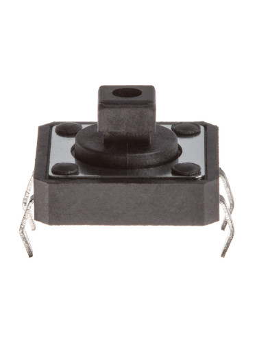 Микробутон TACT, 12x12x7.3mm, 2 позиции, SPST-NO, 0.05A/12VDC, OFF-(ON), THT, VFC-012-7.3F