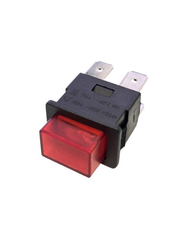 Бутонен превключвател, бутон, VS23-16N, OFF-ON, 16A/250VAC, DPST-NO, панелен