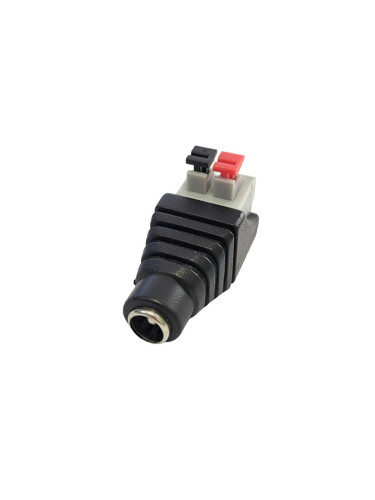 Захранващ конектор 5.5x2.1mm, пружинна клема, женски, VC2.1-F2-B