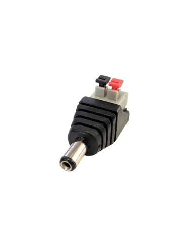 Захранващ конектор 5.5x2.1mm, пружинна клема, мъжки, VC2.1-T1-B