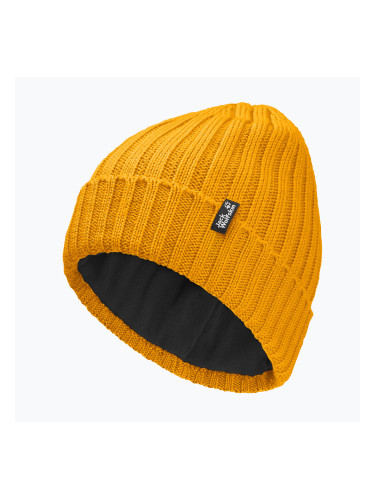 Зимна шапка Jack Wolfskin Rib Knit burly yellow jw